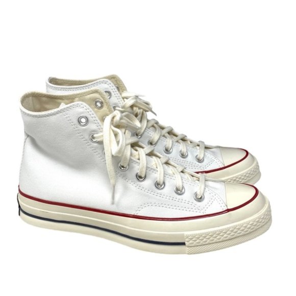 Converse Chuck Taylor High Top Red White Canvas Women's Size Sneakers 162056C - Picture 5 of 10